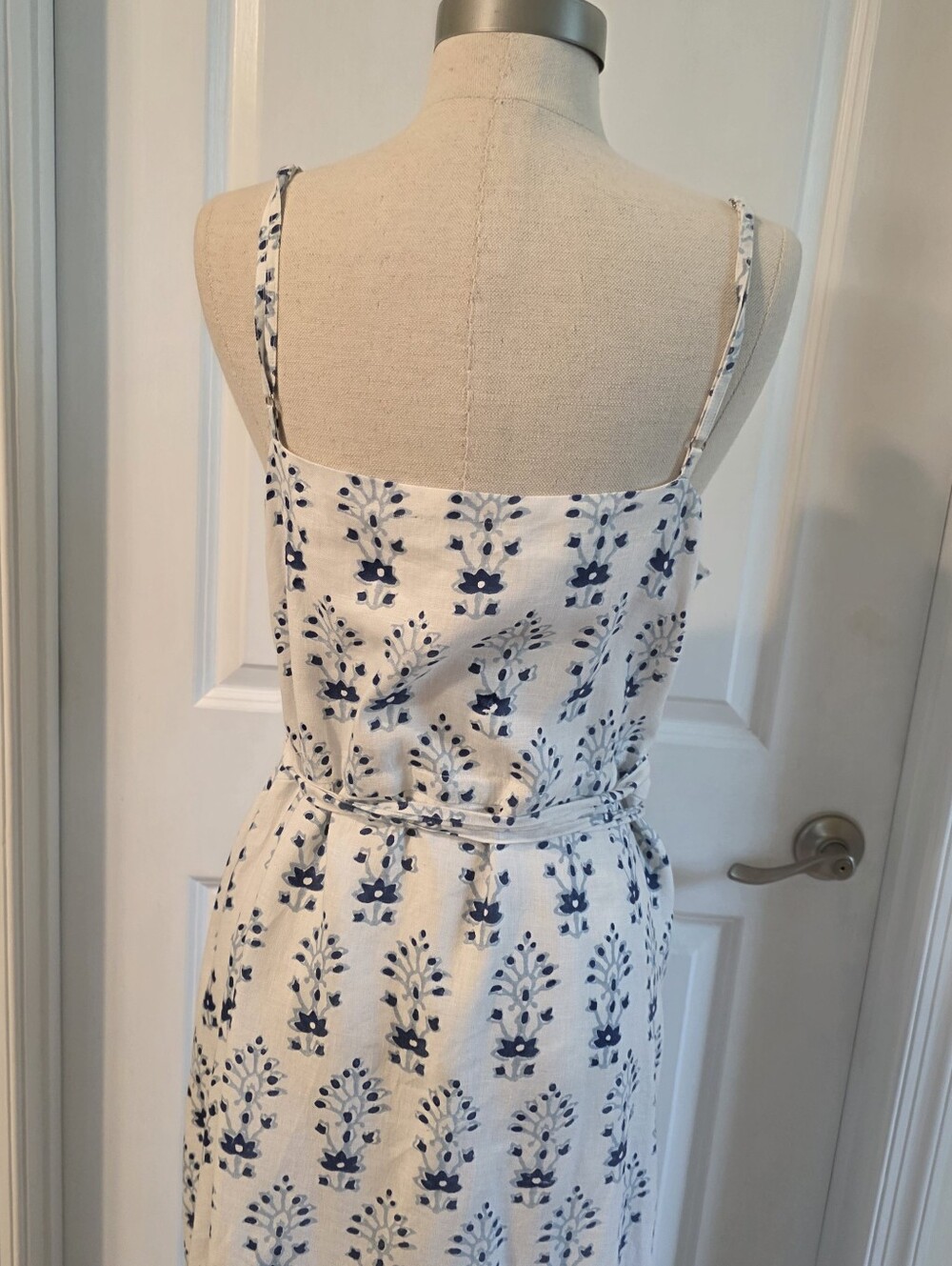 Roller Rabbit Linen Wrap Dress Size Large - Picture 8 of 11